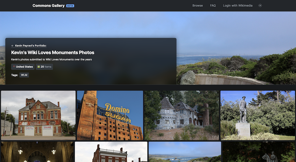 Commons Gallery screenshot