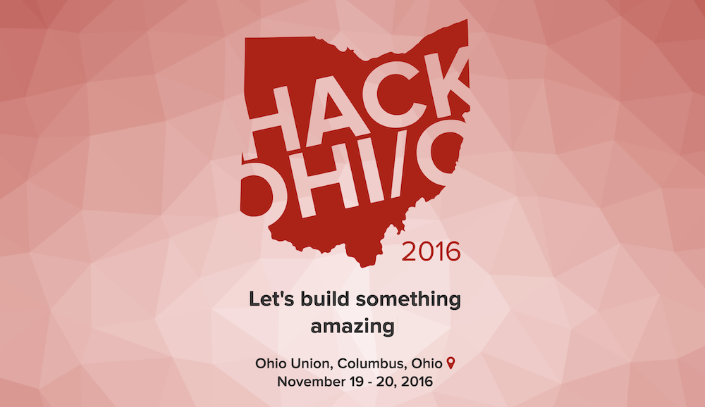 HackOHI/O 2016 Website screenshot